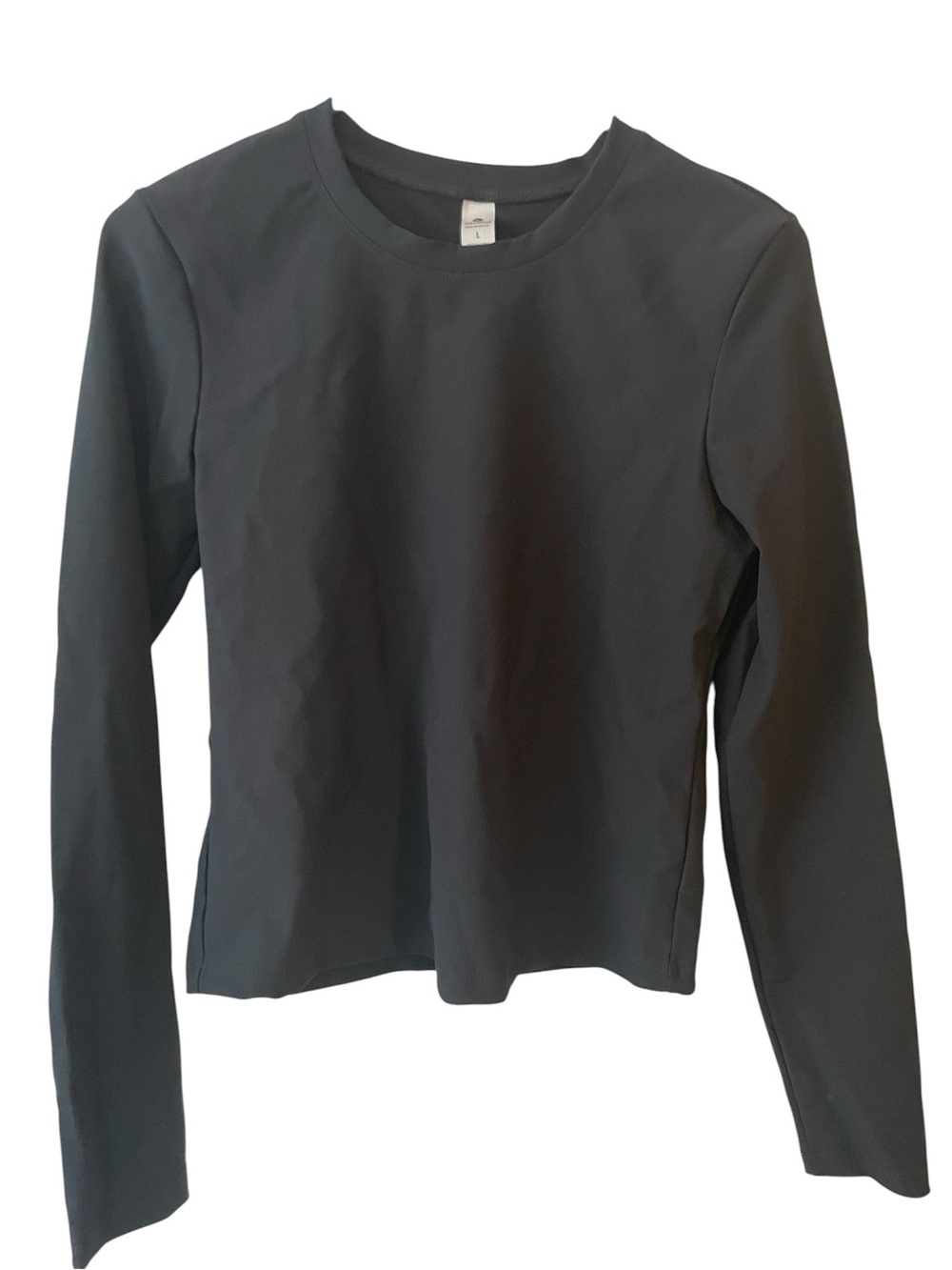 90 Degree By Reflex Black Long Sleeve Crew Tee